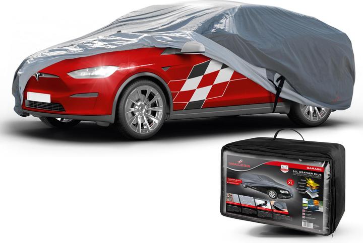 Produktbild Walser Autoplane All Weather Plus, PKW-Abdeckplane Kombi Gröe XL grau