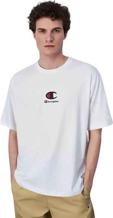 Produktbild Champion Koszulka męska Crewneck biała 220270 WW001 L (L)
