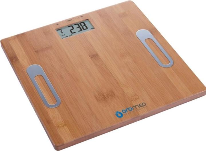 Immagine prodotto Oromed ORO-SCALE BAMBOO Bilancia elettronica personale quadrata in bambù (150 kg)