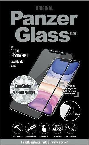 Image du produit PanzerGlass Swarovski CamSlider de bord à bord (1 pièce(s), Apple iPhone 11)
