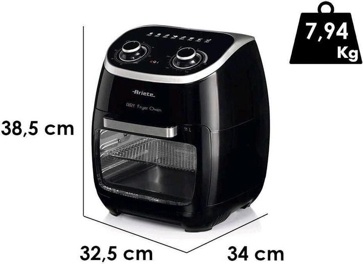 Immagine prodotto Ariete 4619 Friggitrice ad aria calda singola Stand-alone Nero (Spina CH)