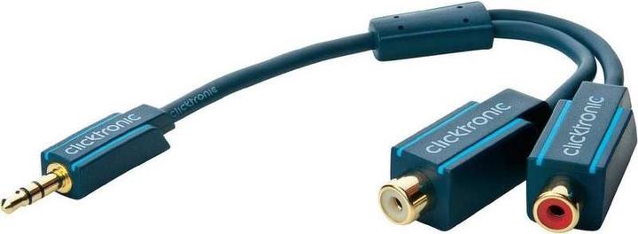 Image du produit Goobay Adaptateur Y MP3 (0.10 m, Jack 3,5 mm (AUX), RCA)