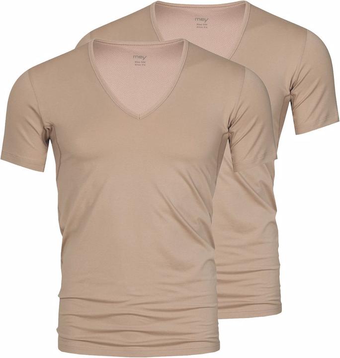 Immagine prodotto Mey 2 pezzi Dry Cotton Slim Fit - Maglietta con scollo a V (XL)