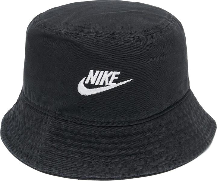 Nike U NSW Bucket Futura Wash, Black/White, M/L (M/L)