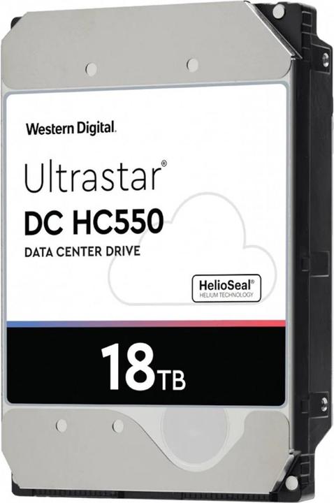 Actual product image WD Ultrastar DC HC550 SAS (18 TB, 3.5", CMR)