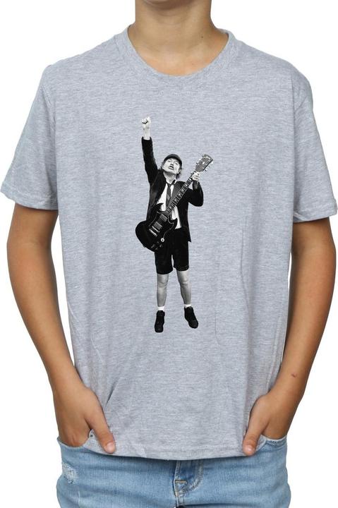 Actual product image AC/DC Boys Angus Young Cut Out T-Shirt (140, 146)