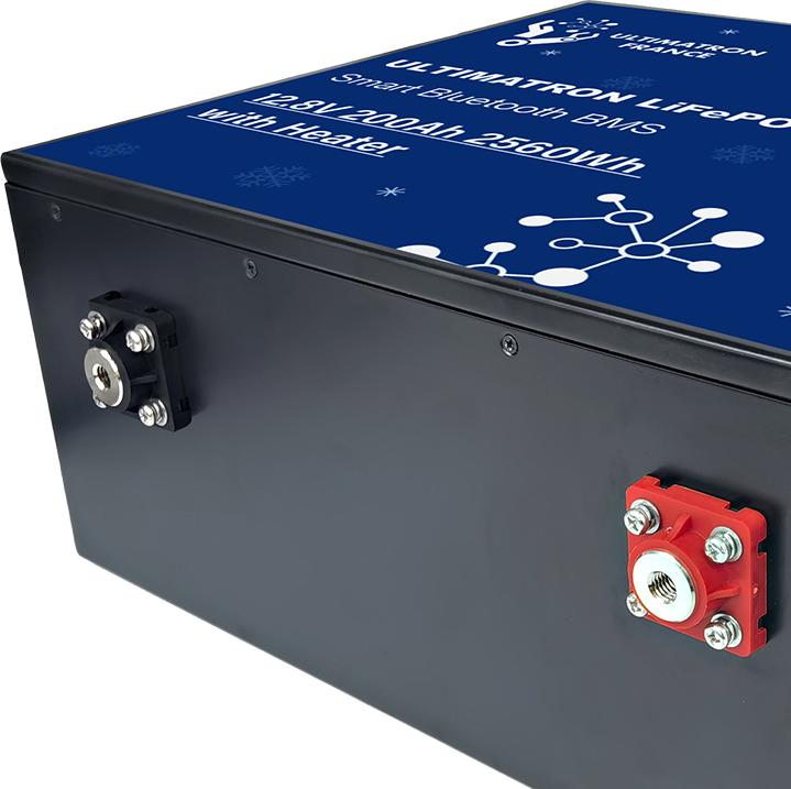 Immagine prodotto Ultimatron Batteria sottosella POLAR LiFePO4 ULM-12V-200Ah (riscaldatore) (12 V, 200 Ah)