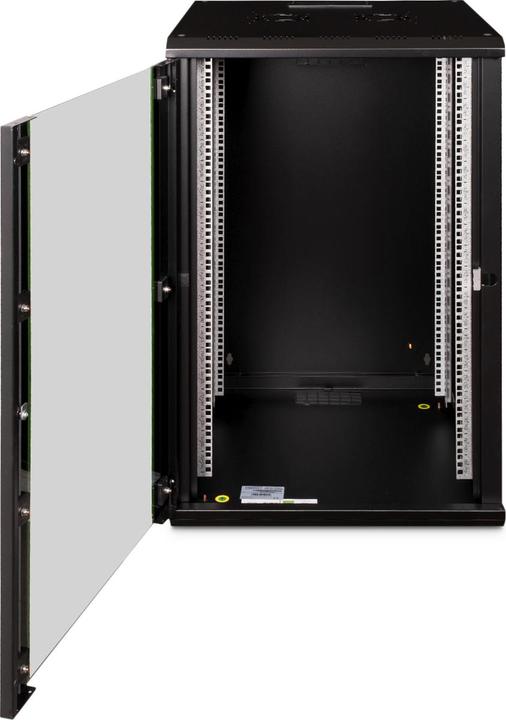 Actual product image Digitus 20U wall mounted enclosure 998x600x600mm colour black RAL 9005 (20 RU, 19 inch rack)