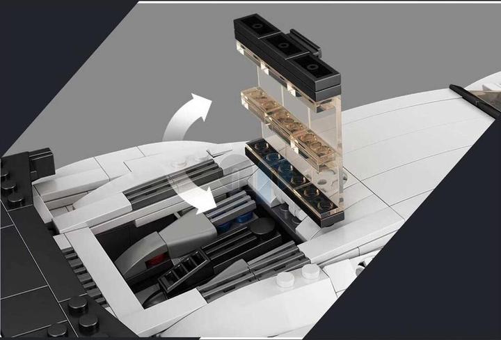 Actual product image Mould King All Terrain Crawler Excavator