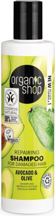 Image du produit Organic Shop Shampooing réparateur organique à l'olive et aux fleurs d'oranger Revitalize Hair Shampoo - 280ML (280 ml, Shampoing liquide)