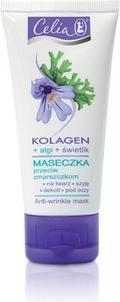 Celia Collagen Anti-Wrinkle Mask For Face Neck Décolletage And Under Eyes Algae & Skylight 60Ml (60 ml)