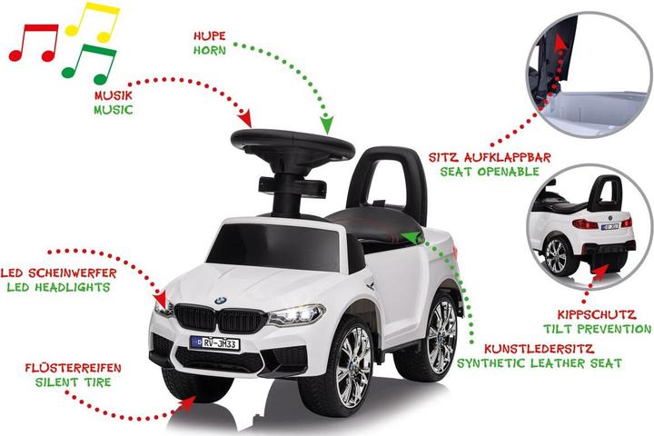 Produktbild Jamara Rutscher BMW M5 weiss