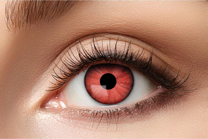 Produktbild Eyecatcher Elektro Rot Kontaktlinsen Wochenlinsen (Rot)