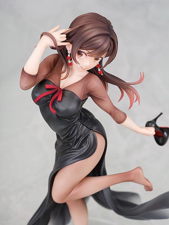 Actual product image Kadokawa Rent-A-Girlfriend statuette PVC 1/7 Chizuru Mizuhara: Party Dress Ver. 23 cm