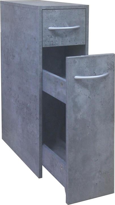 Actual product image HTI-Living Niche shelf with 2 drawers Beton Thekla (20 x 40 x 61 cm)