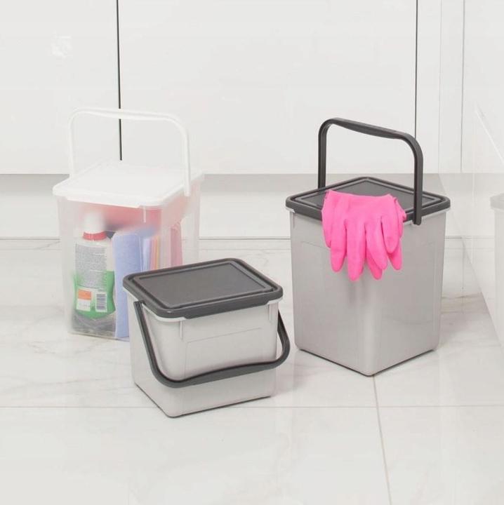 Actual product image Rotho Washing Powder Container 4.5 L Anthracite (4.50 l)