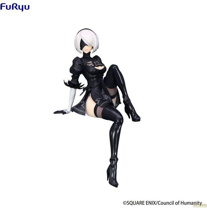 Actual product image Furyu NieR:Automata Ver1.1a Noodle Stopper PVC Statue YoRHa No.2 Type B 13 cm