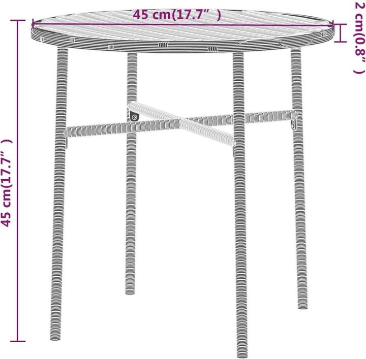 Actual product image VidaXL Zina (45 cm)