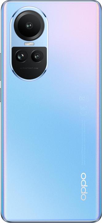 Image du produit OPPO Reno 10 (256 Go, Bleu Glace, 6.70", Double SIM, 0.00 Mpx, 5G)