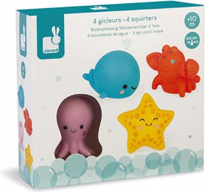 Image du produit Janod 4 animaux de la mer