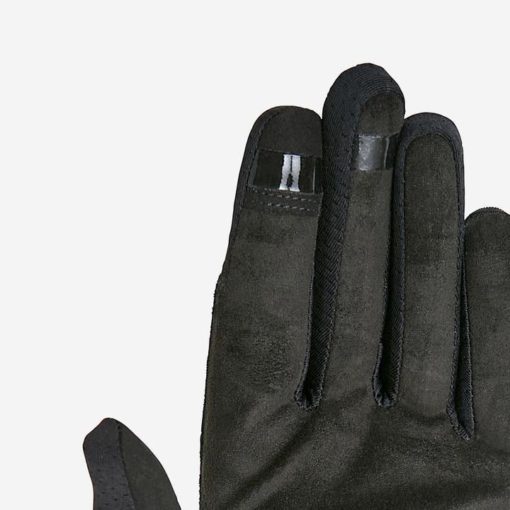 Actual product image Rockrider Fahrrad Handschuhe atmungsaktiv schwarz (S)