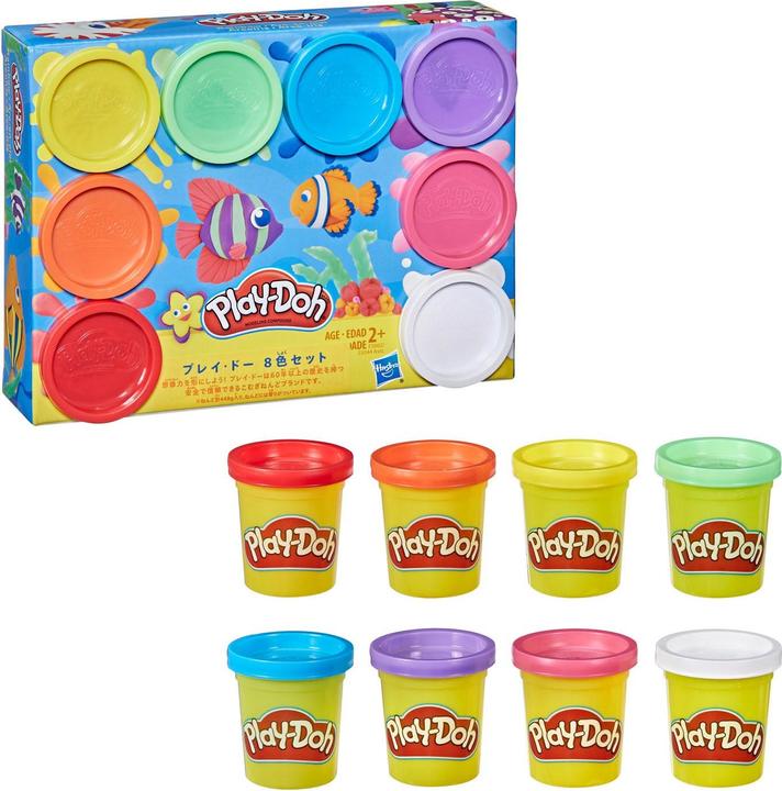 Produktbild Play-Doh - 8 Töpfe - Verschiedene Farben (assortiert)
