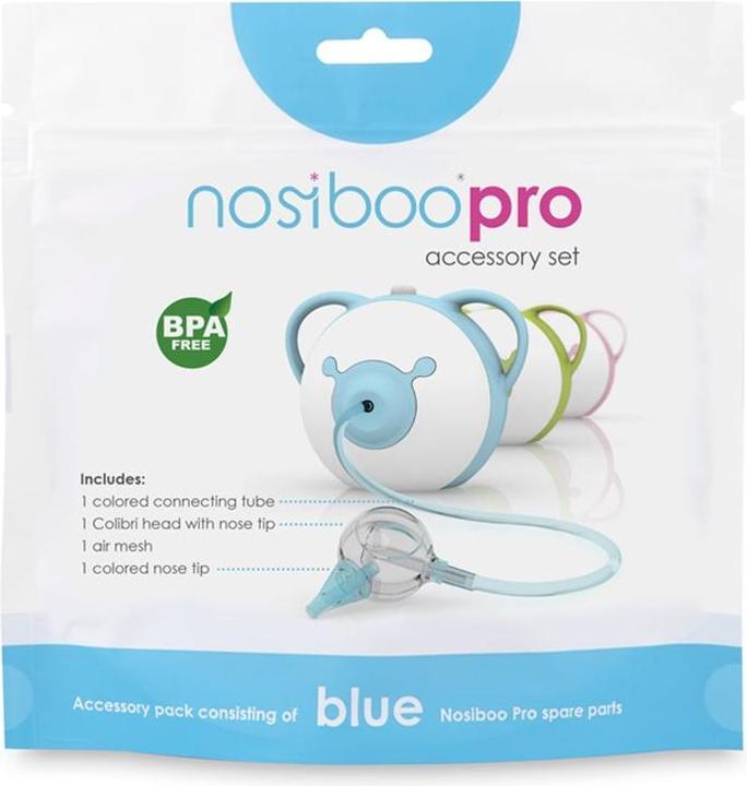 Image du produit Nosiboo Pro Set d'accessoires pour l'aspirateur nasal électrique bleu