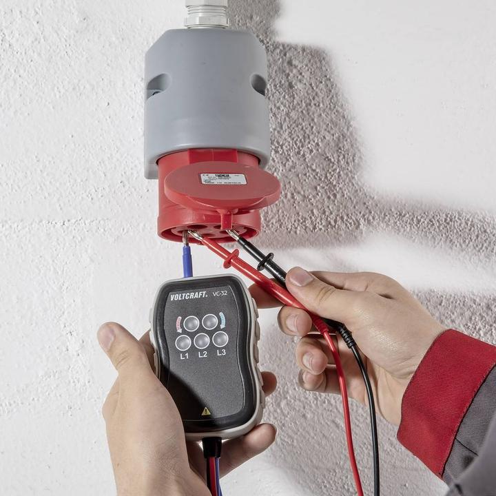 Image du produit Voltcraft Testeur de champ tournant (CAT III 500V)