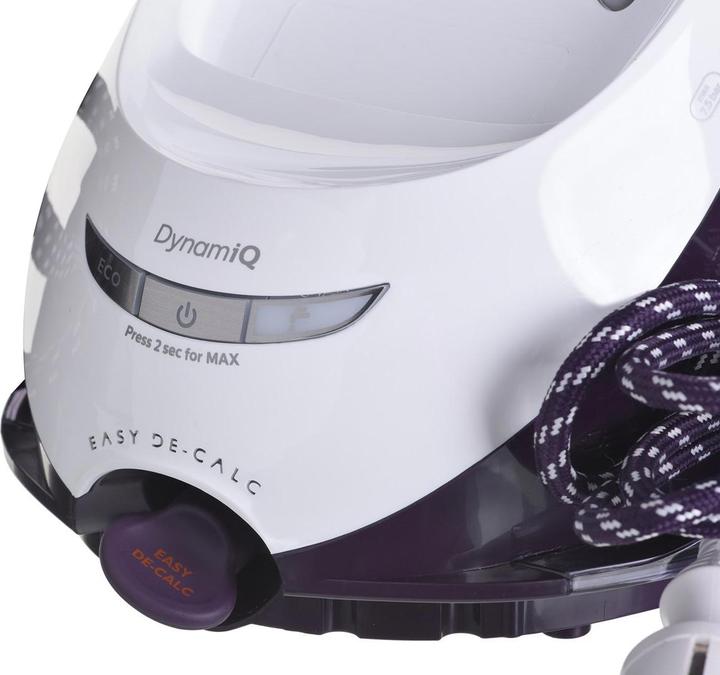 Immagine prodotto Philips GC9660/30 stazione stirante a vapore con piastra T-ionicGlide Viola, Bianco (2700 W, 520 g/min)