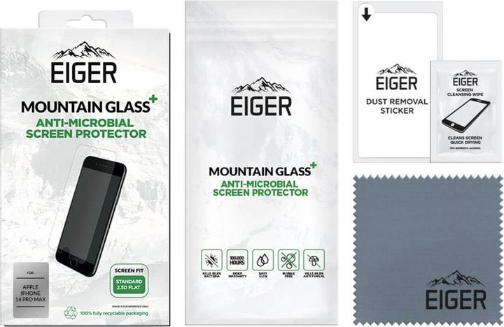 Produktbild Eiger Mountain Glass+ (1 Stück, Apple iPhone 14 Pro Max)