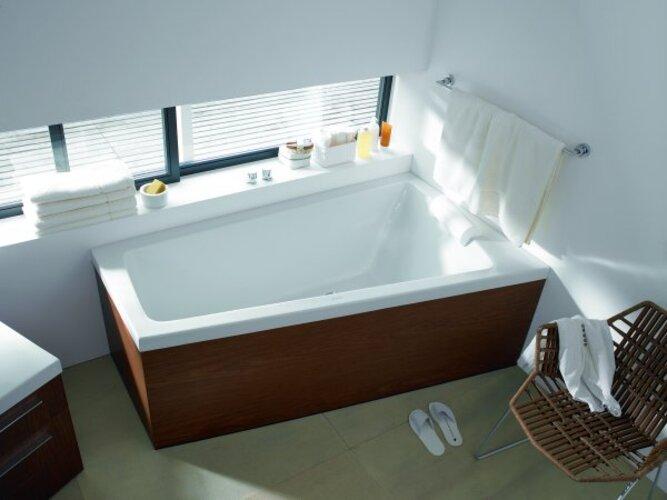 Produktbild Duravit Raumsparbadewanne Paiova 100 x 170 cm wei glatt 700213000000000 (180 l, 170 cm, 100 cm)