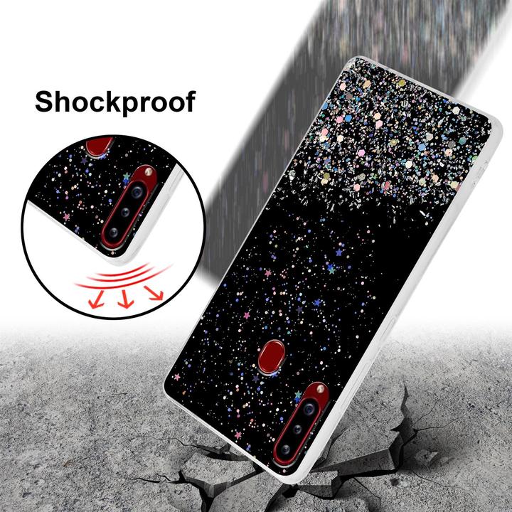 Produktbild Cadorabo TPU Cover funkelnder Glitter (Samsung Galaxy A20s)