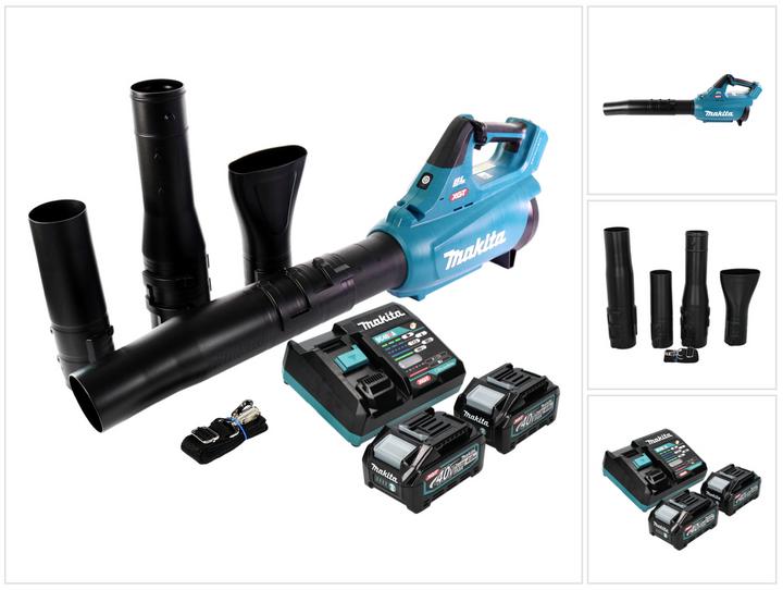 Produktbild Makita UB 001 GM201 Akku Gebläse Laubbläser 40 V max. Brushless + 2x Akku 4,0 Ah + Ladegerät (Akkubetrieb, Laubsauger)