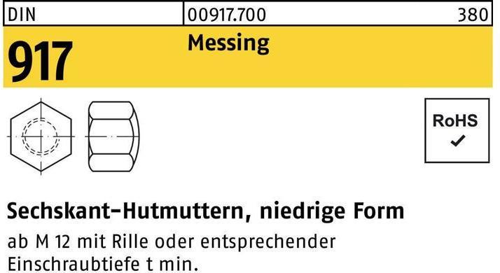 Image du produit Reyher DIN 917 niedrige Form