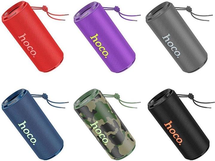 Actual product image Hoco HC27 Soundful Portable speaker Blutooth/ FM/ TF card/ USB memory stick/ AUX 2 x 8 W Purple (2 h)