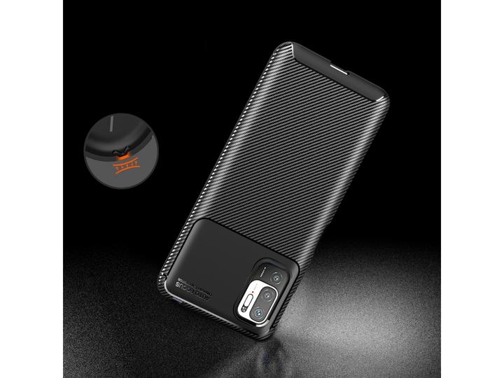 Image du produit Screenguard Xiaomi Redmi Note 10 5G Housse Design en carbone TPU Case (Xiaomi Redmi Note 10 5G)