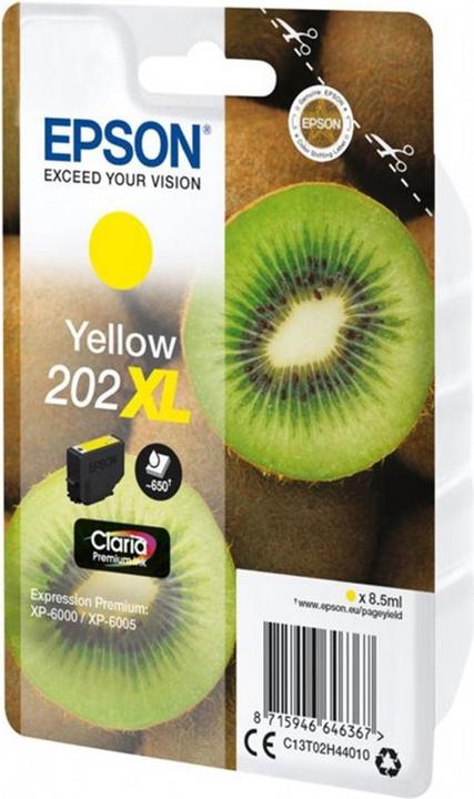 Actual product image Epson 202XL Claria Premium Multipack (M, Y, FC, C, PBK)