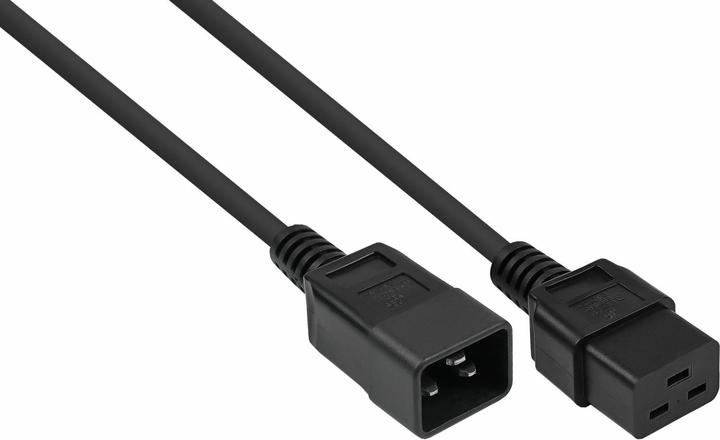 Actual product image Kabelmeister Power extension C20 to C13 black 5 m (5 m, C19, C20)