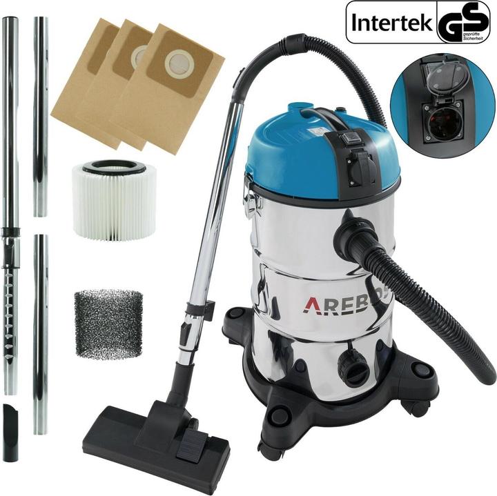 Produktbild Arebos Industriesauger 5IN1 - 30 L Blau (Nass-Trockensauger)