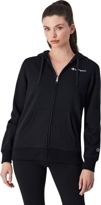 Champion Bluza damska Full Zip Hoodie czarna 117531 KK001 M (M)