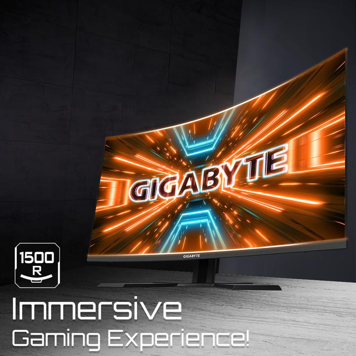 Actual product image Gigabyte G32QC A (2560 x 1440 pixels, 31.50")