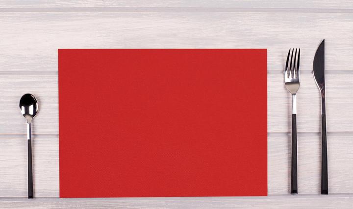 Immagine prodotto PROnappe Tovaglietta monouso Spunbond, 400 x 300 mm, rosso (100 x, 30 x 40 cm)
