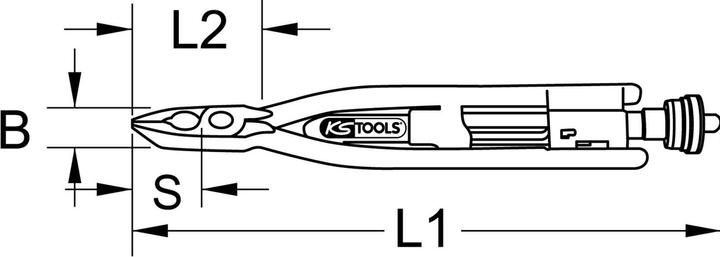 Image du produit KS Tools Pince à tourbillonner le fil (215 mm)