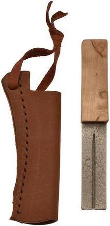 Actual product image Karesuandokniven Dianova Lapstone Diamond Sharpening Stone with Leather Sheath