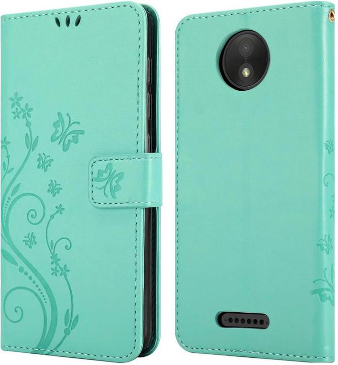 Actual product image Cadorabo Flower Book Cover (Motorola Moto C Plus)