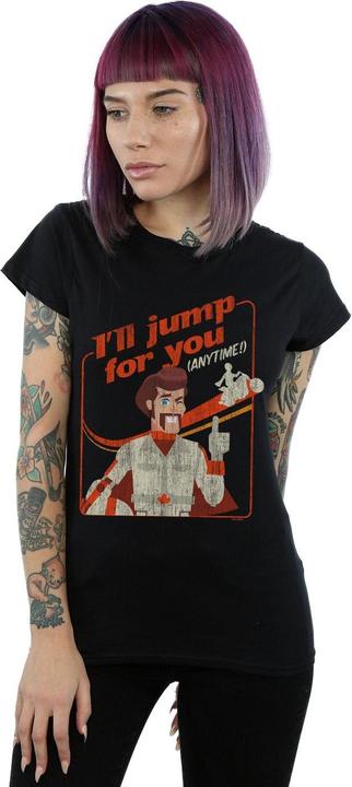 Actual product image Disney Womens/Ladies Toy Story 4 Duke I'll Jump For You Cotton T-Shirt (XXL)