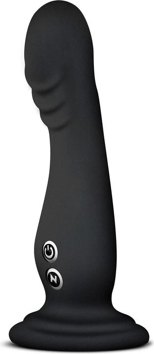 Blush Amsterdam - 6.5 Inch Ultrasilk Smooth Puria Silicone Vibrating G Spot P Spot Dildo - 10 Rumble