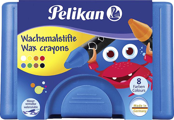 Actual product image Pelikan Wax crayon - plastic case (Multicolor, 8 x)