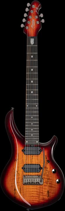 Produktbild E-Gitarre, Majesty 270X, Spalted Maple, DiMarzio, Blood Orange, Tasche (E-Gitarre)
