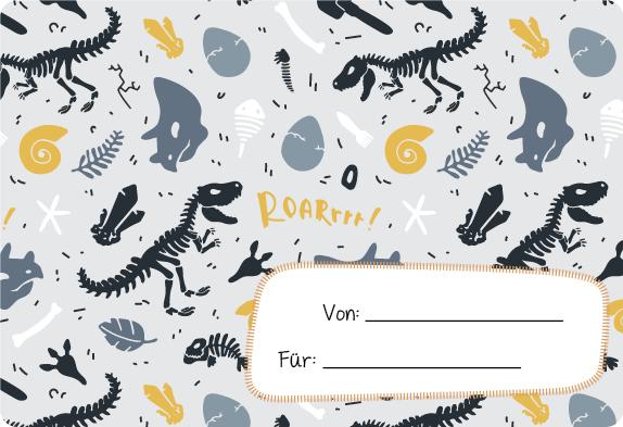 Actual product image My stickers + cards + box - Dinosaurs